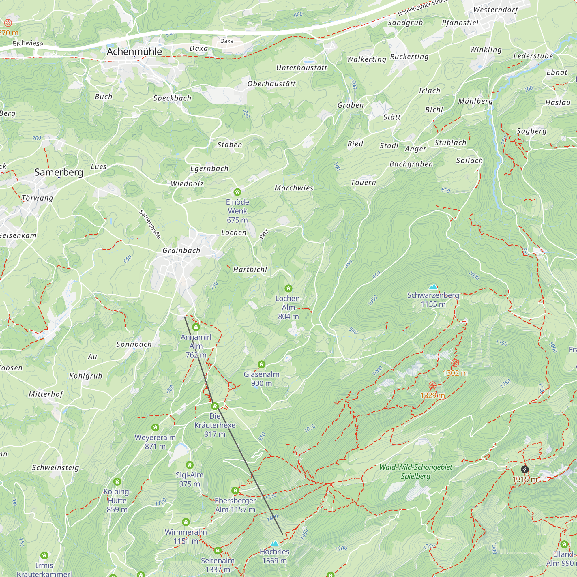 Lochen-Alm map