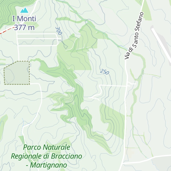 Map of Monte della mandola