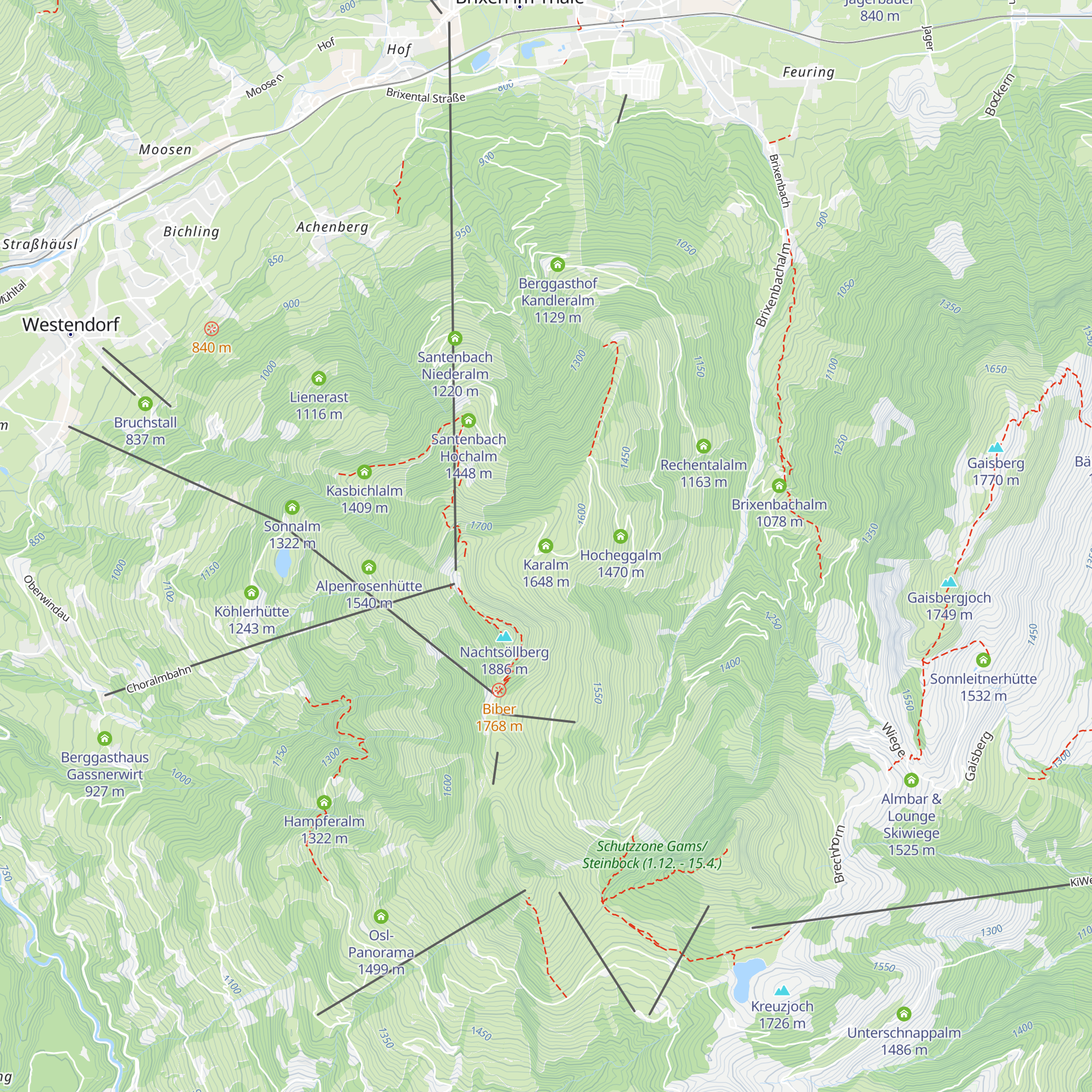 Karalm map