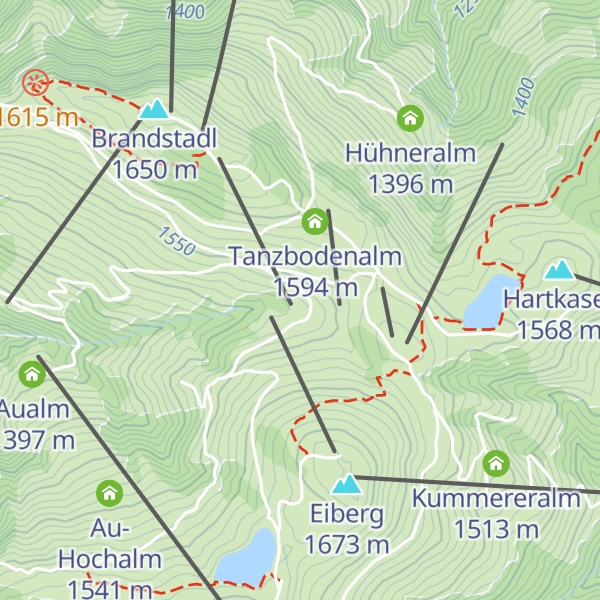 Map of Skihütte Marchental