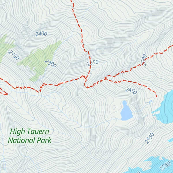 Map of Warnsdorfer Hütte