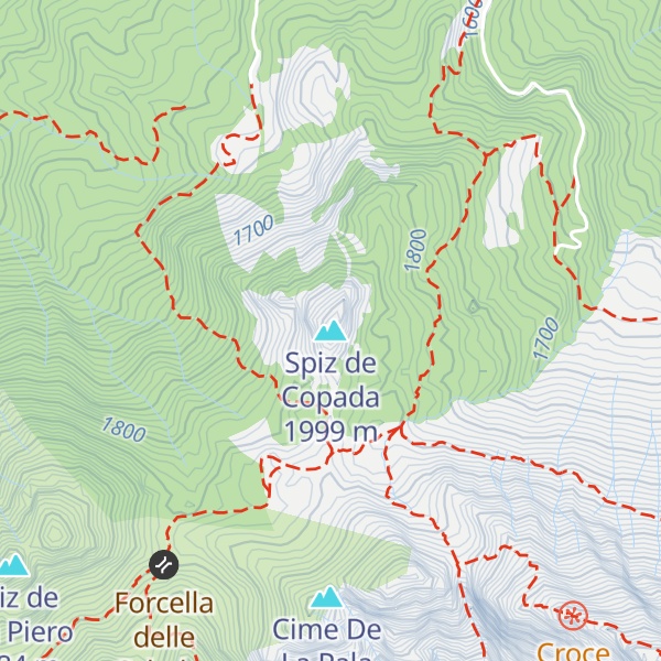 Map of Spiz de Copada