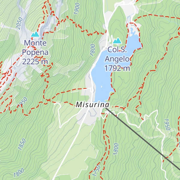 Map of Misurina