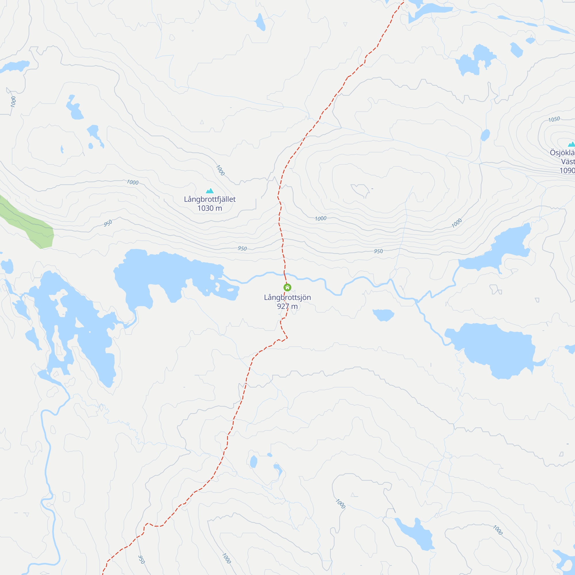Långbrottsjön map