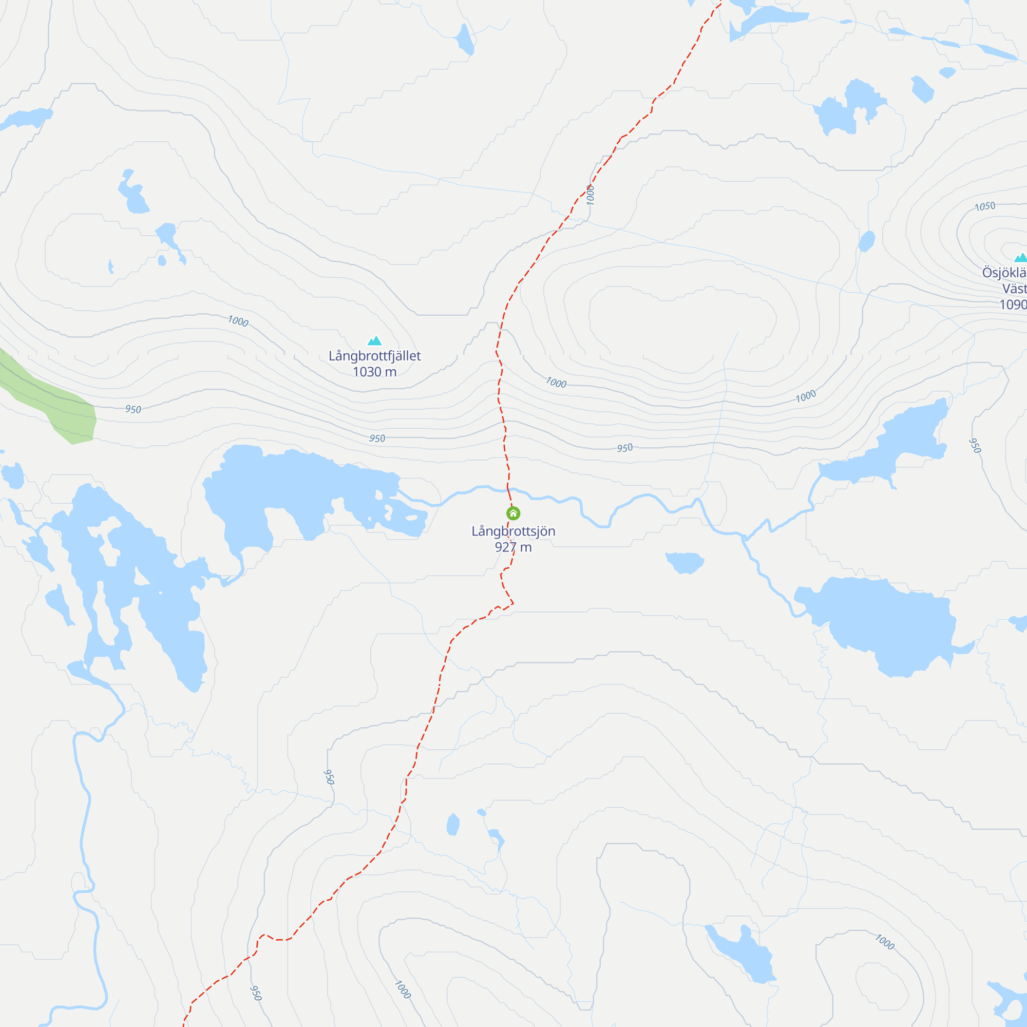 Långbrottsjön map
