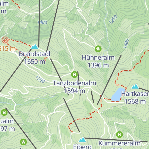 Map of Tanzbodenalm