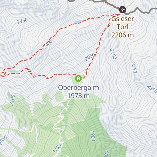 Map of Oberbergalm