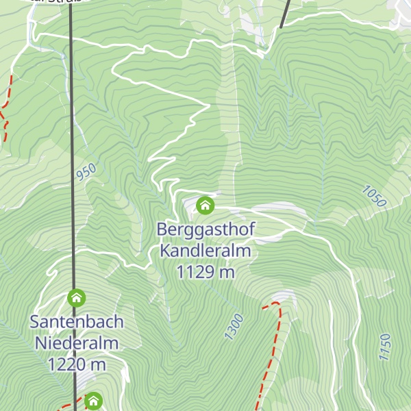 Map of Berggasthof Kandleralm