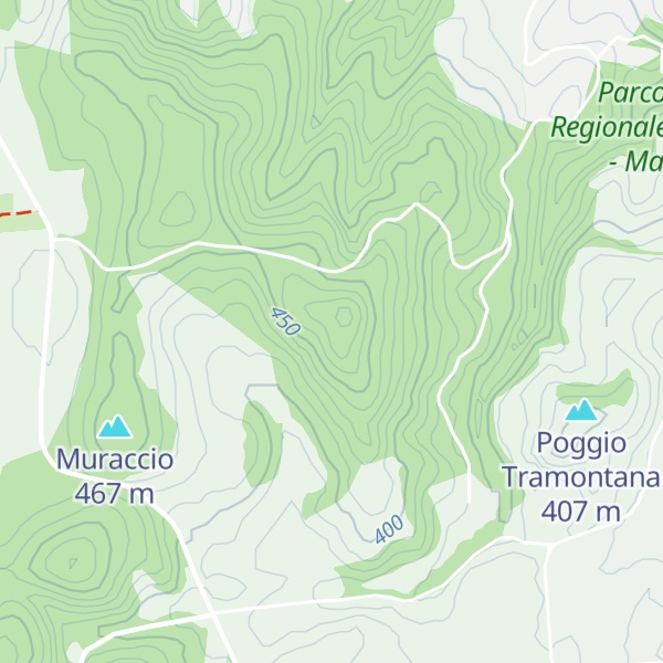 Map of Monte Guerrano