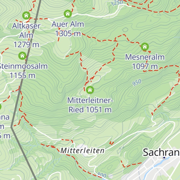 Map of Mitterleitner-Ried