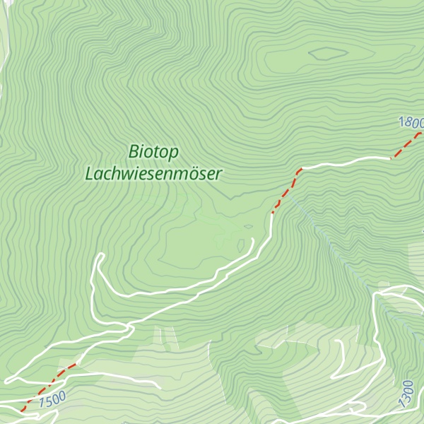 Map of Lachwiesenhütte - Rifugio Lachwiesen