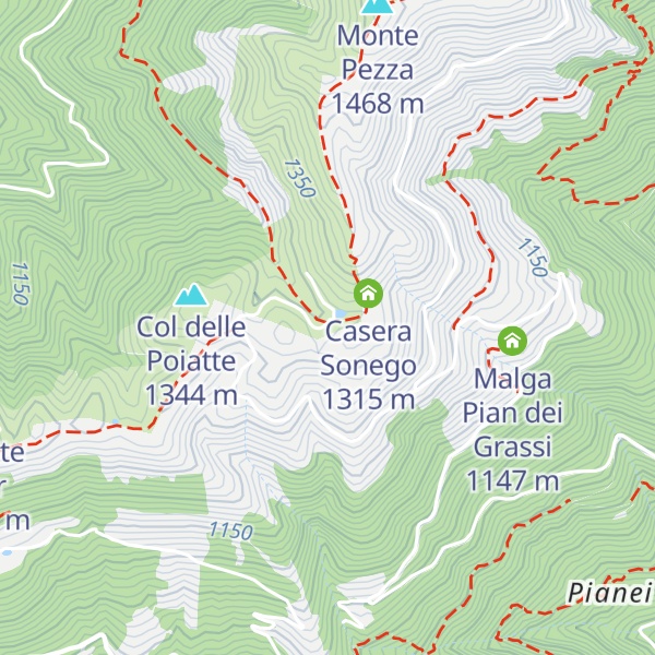 Map of Malga Van