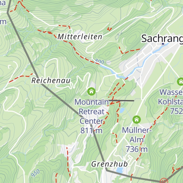 Map of Mountain Retreat Center