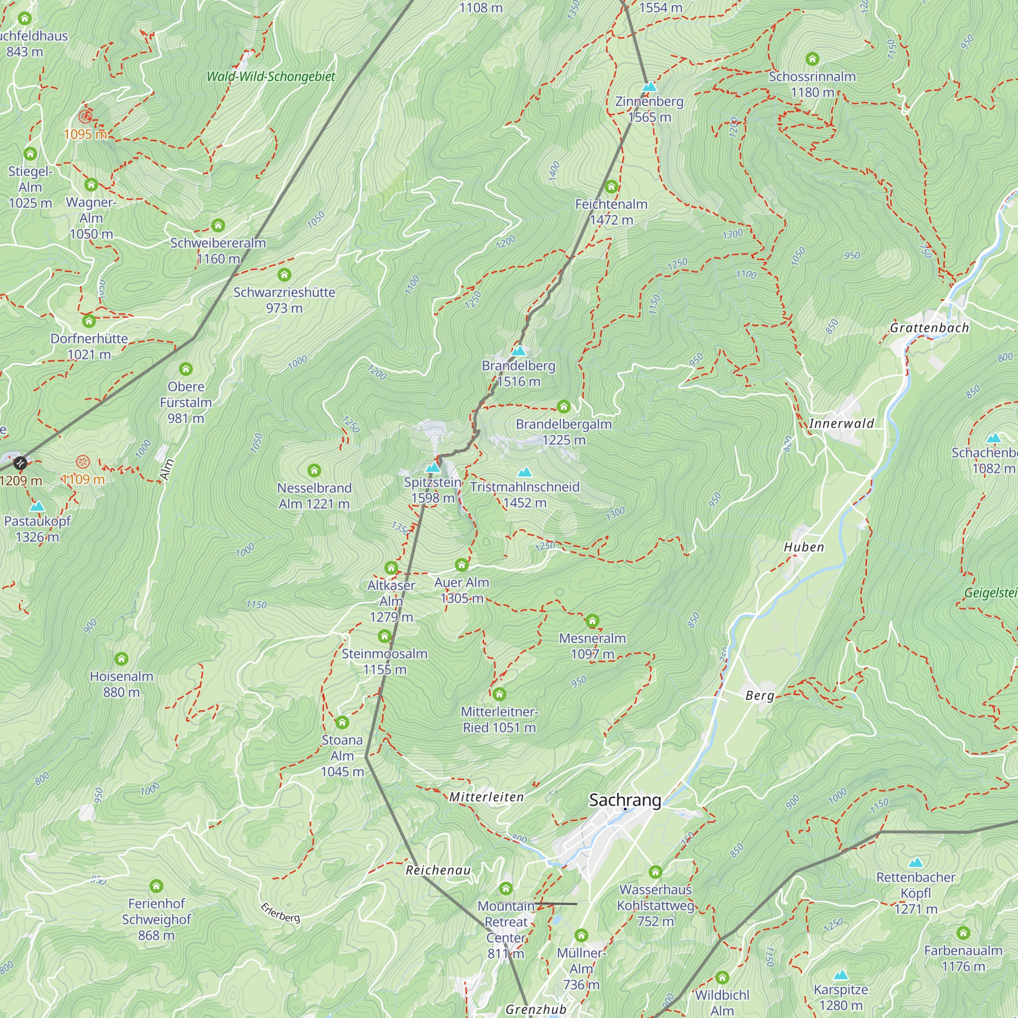 Tristmahlnalm map