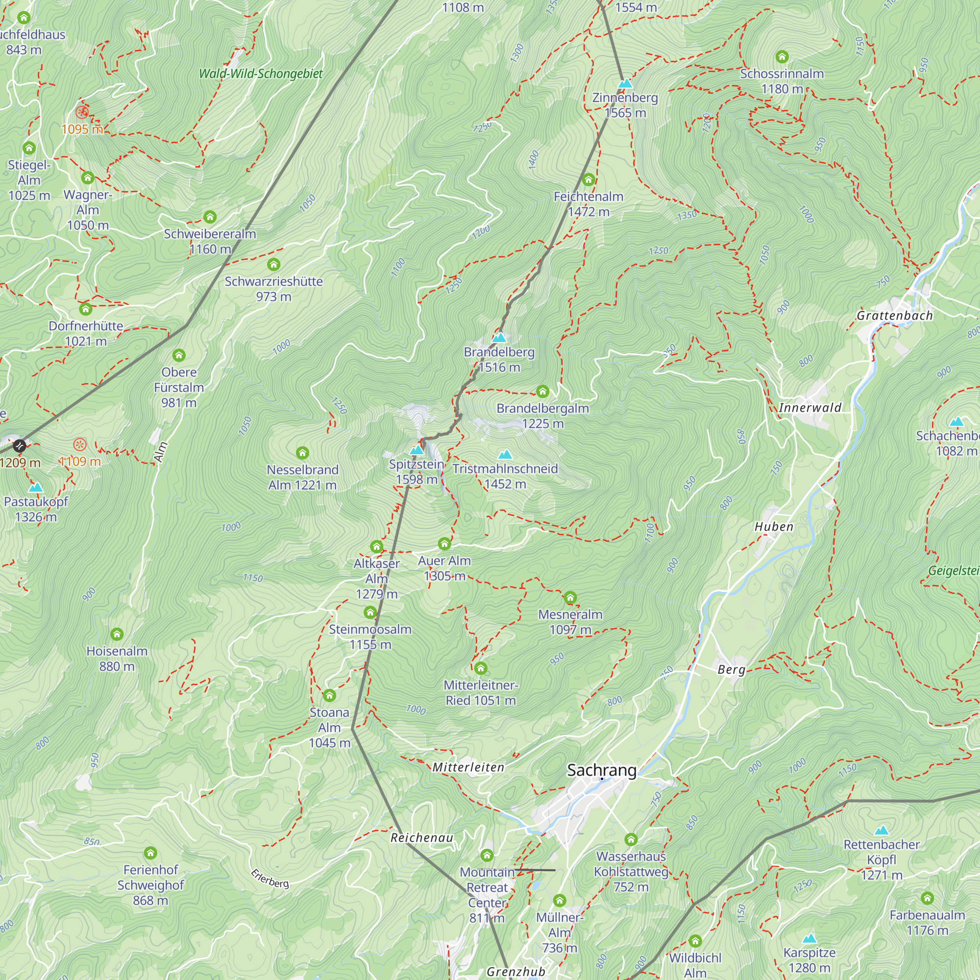 Tristmahlnalm map