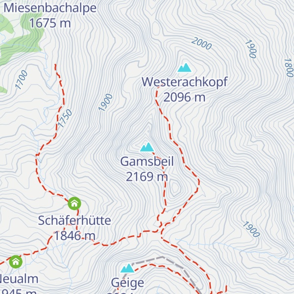 Map of Gamsbeil