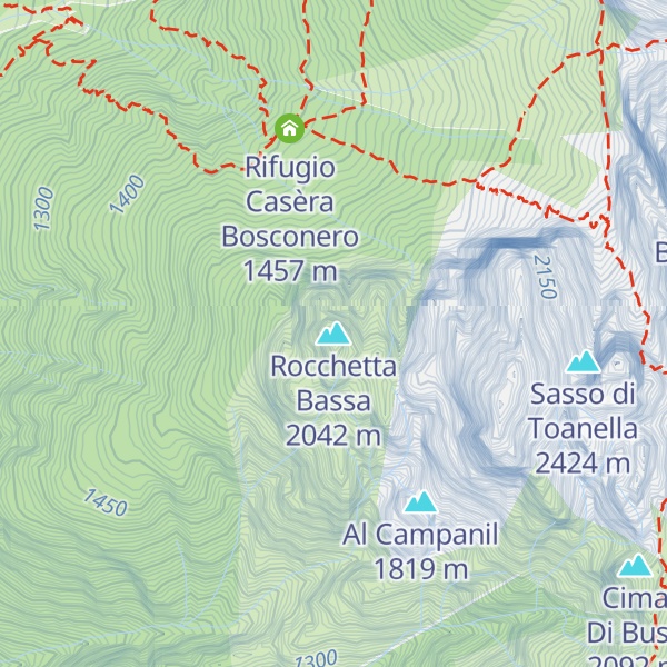 Map of Rocchetta Bassa