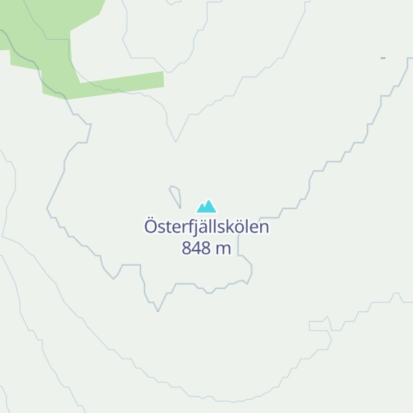Map of Österfjällskölen