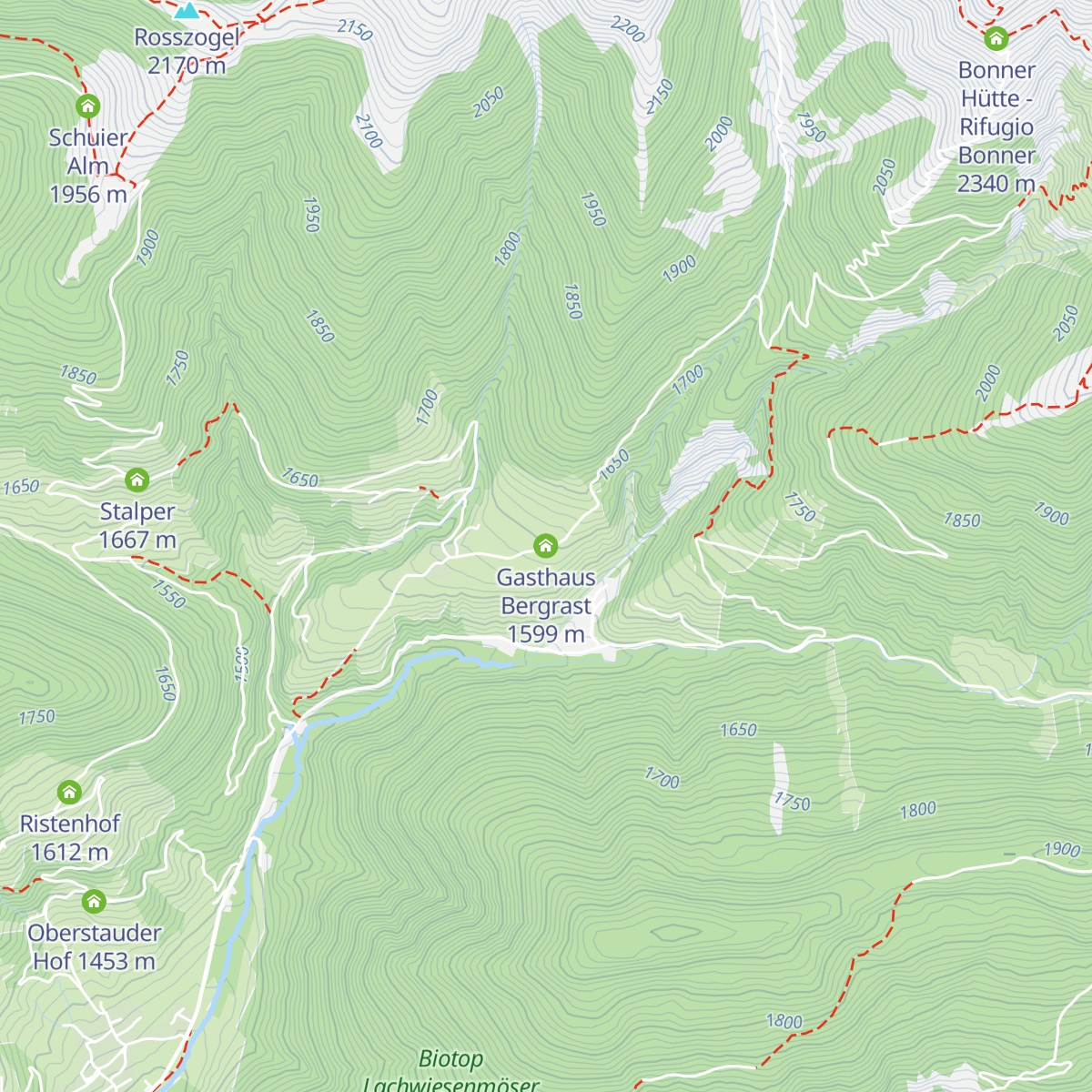 Gasthaus Bergrast map