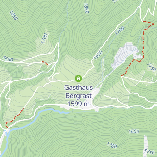 Map of Gasthaus Bergrast