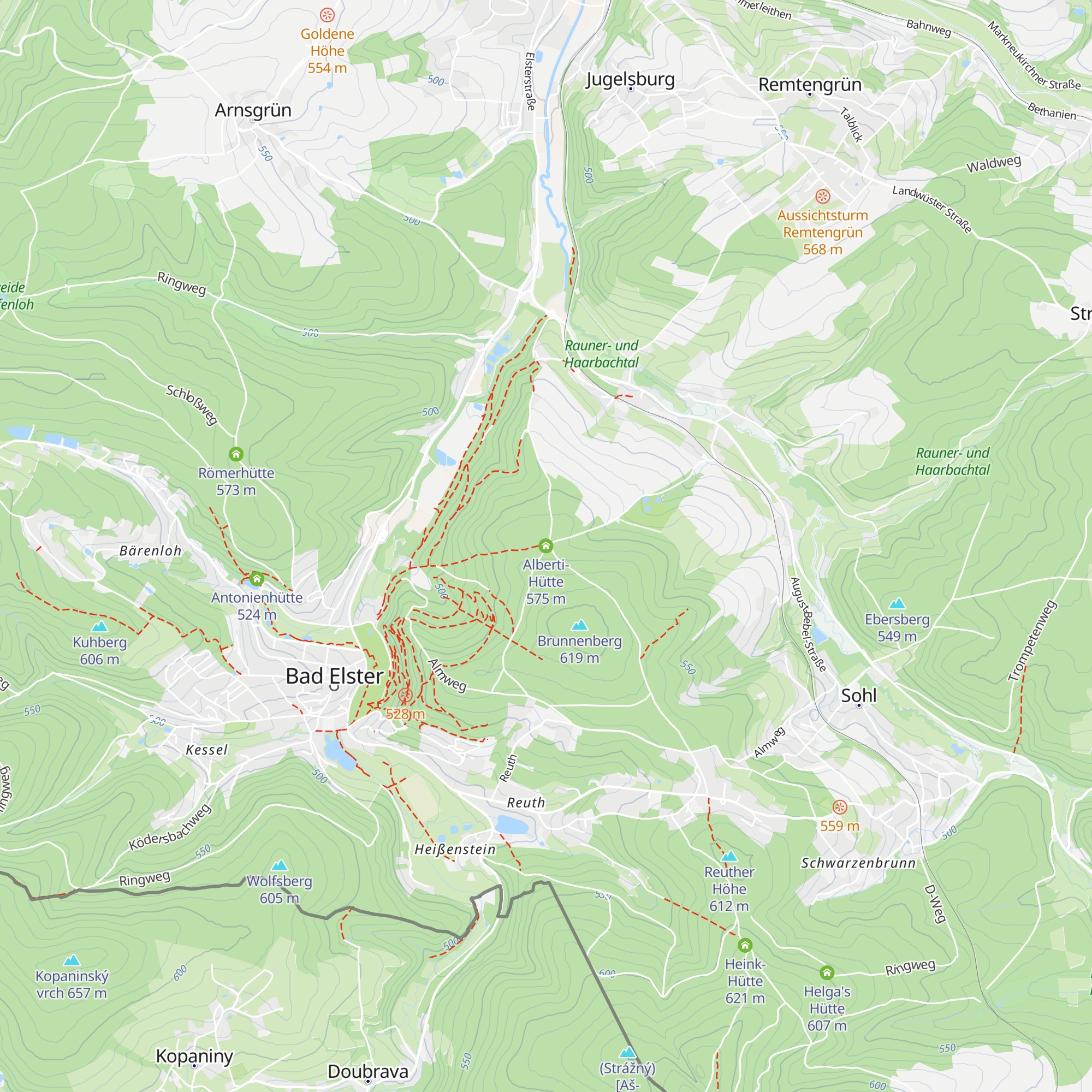 Alberti-Hütte map