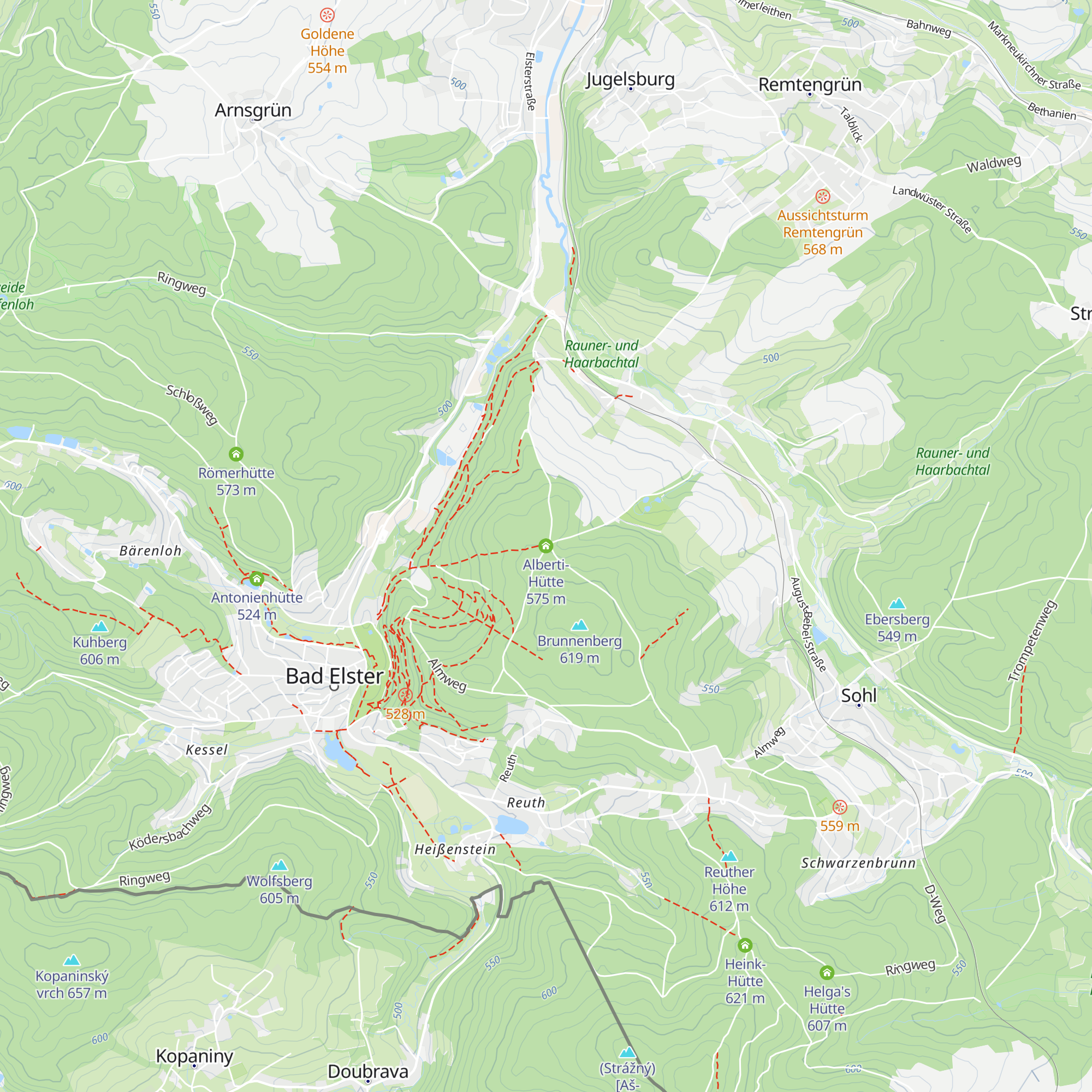 Alberti-Hütte map