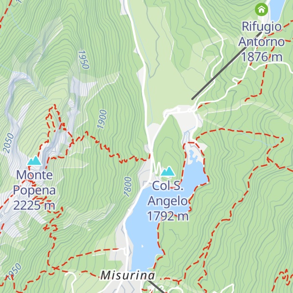 Map of Albergo Dolomiti
