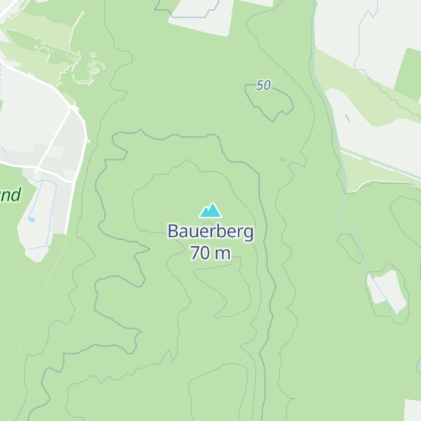 Map of Bauerberg