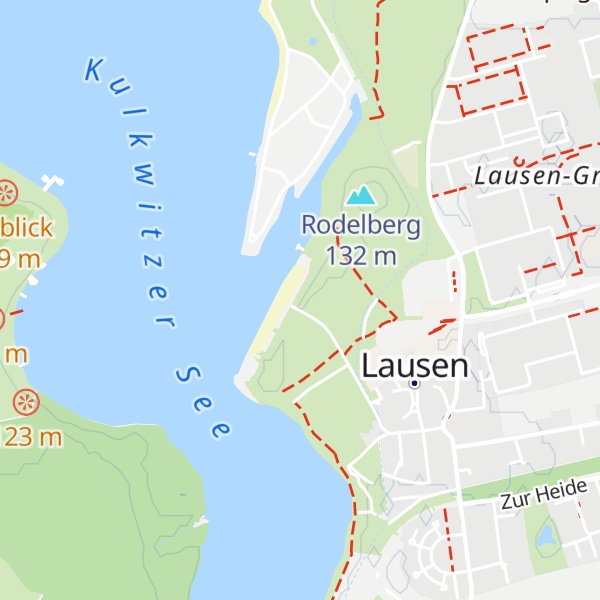 Map of Strandhütte