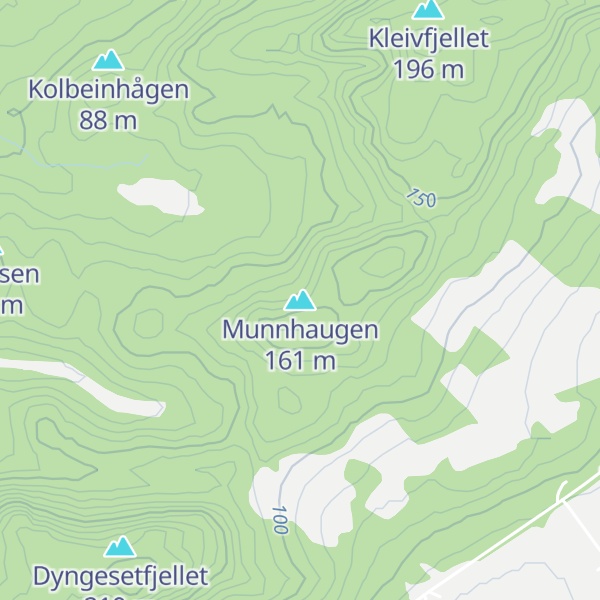 Map of Munnhaugen