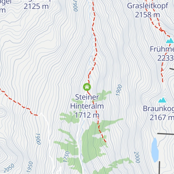 Map of Steiner Hinteralm
