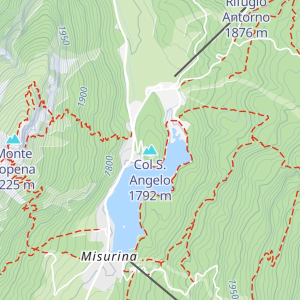 Map of Col S. Angelo
