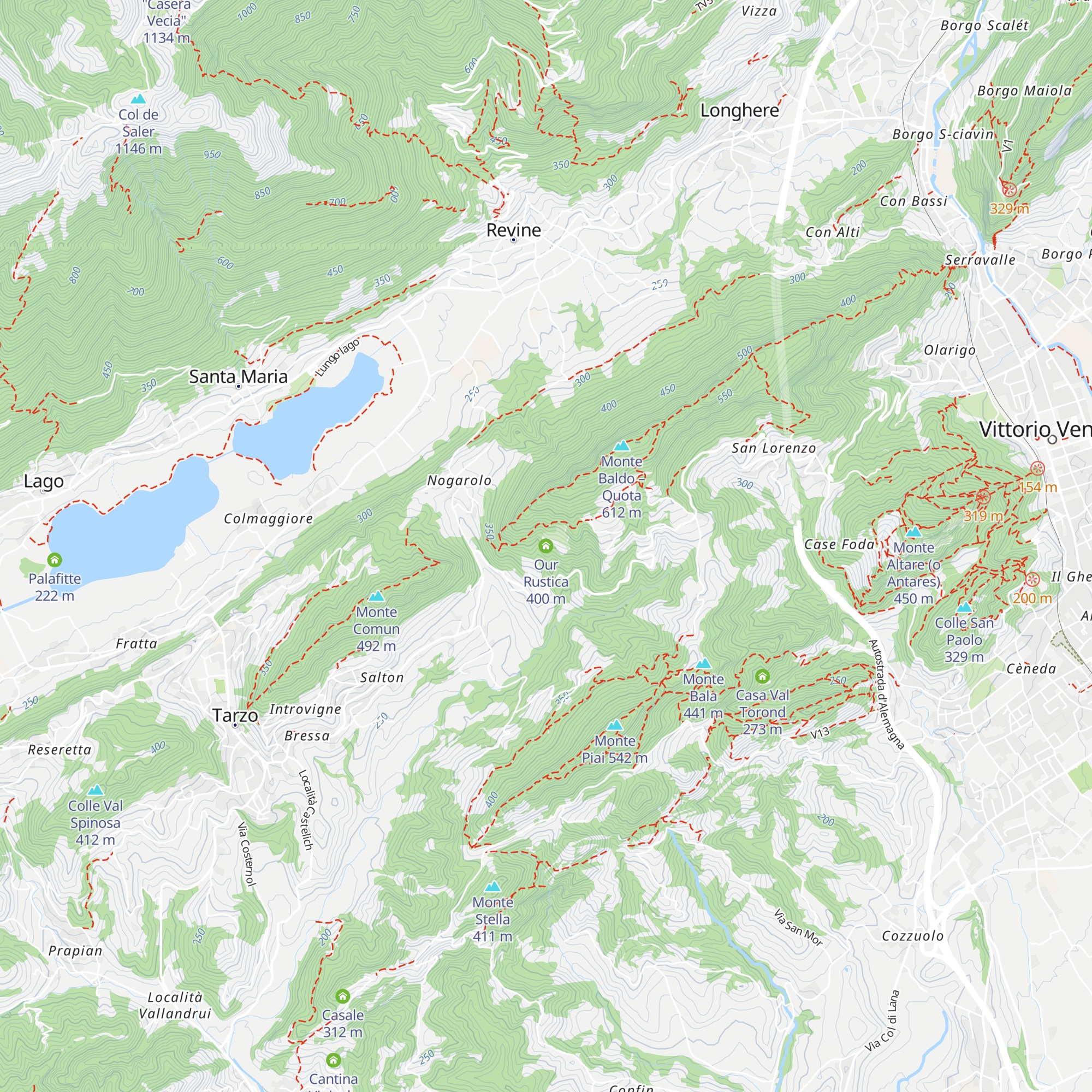 Our Rustica map