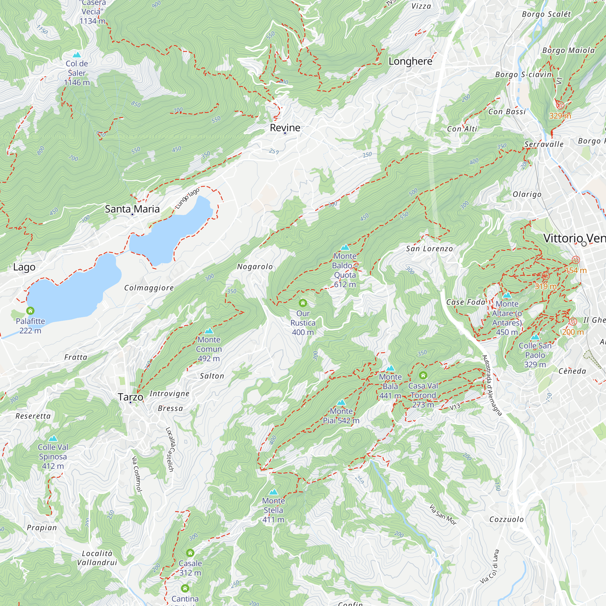 Our Rustica map