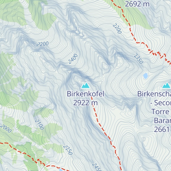 Map of Birkenkofel