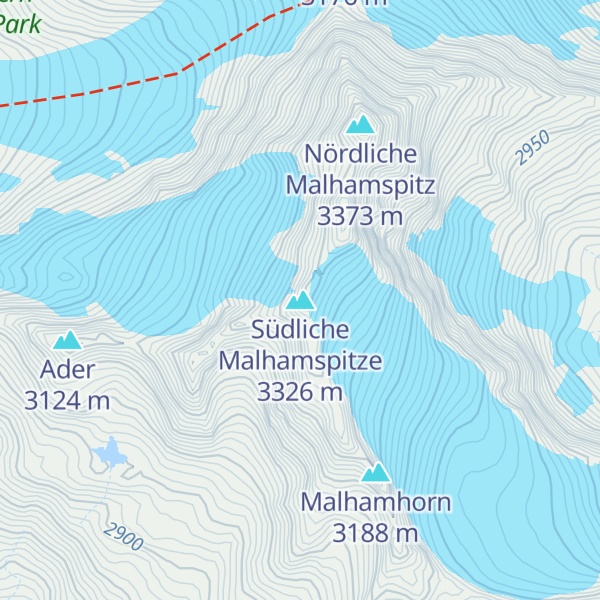 Map of Südliche Malhamspitze