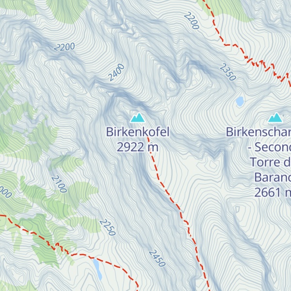 Map of Hochebenkofel