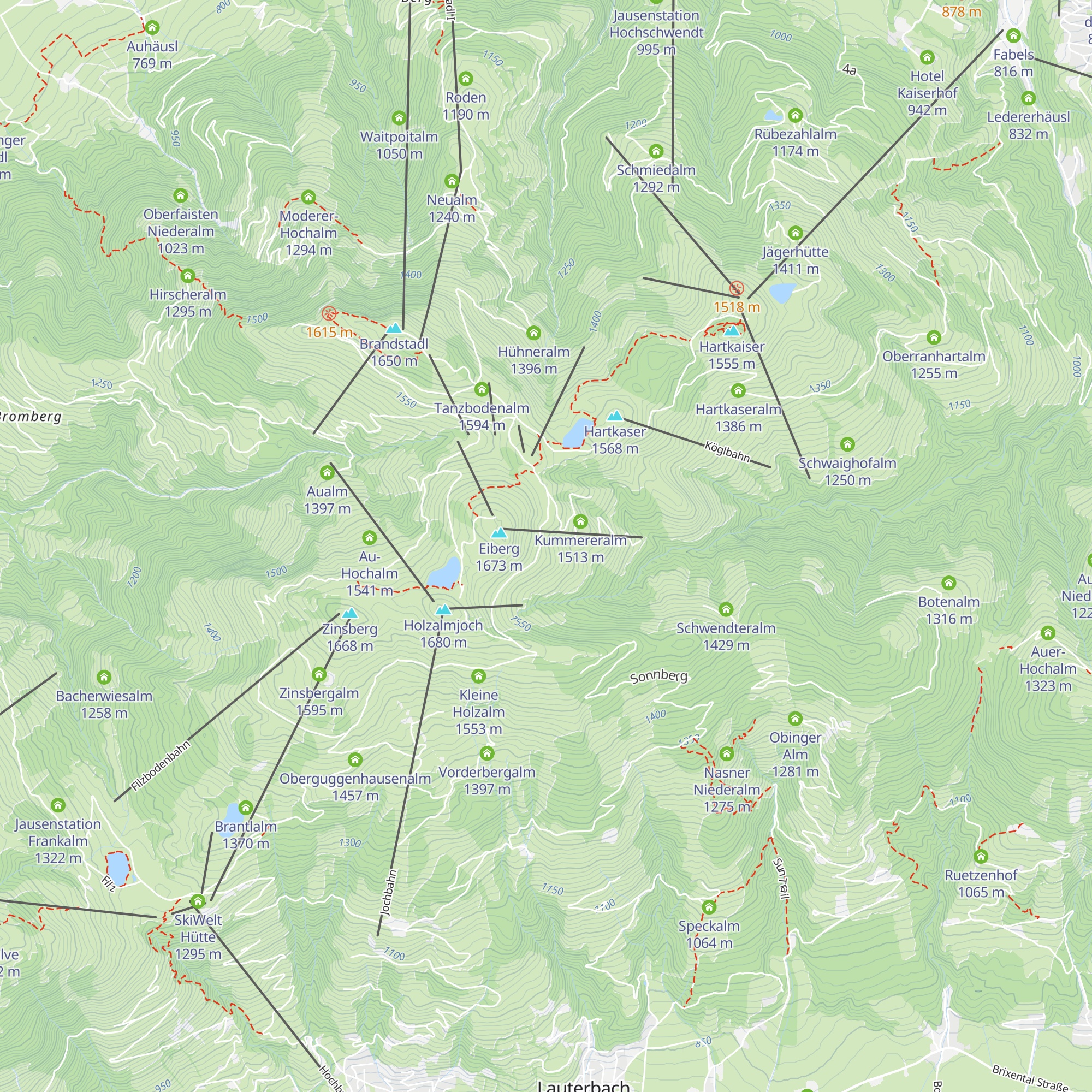 Eibergalm map