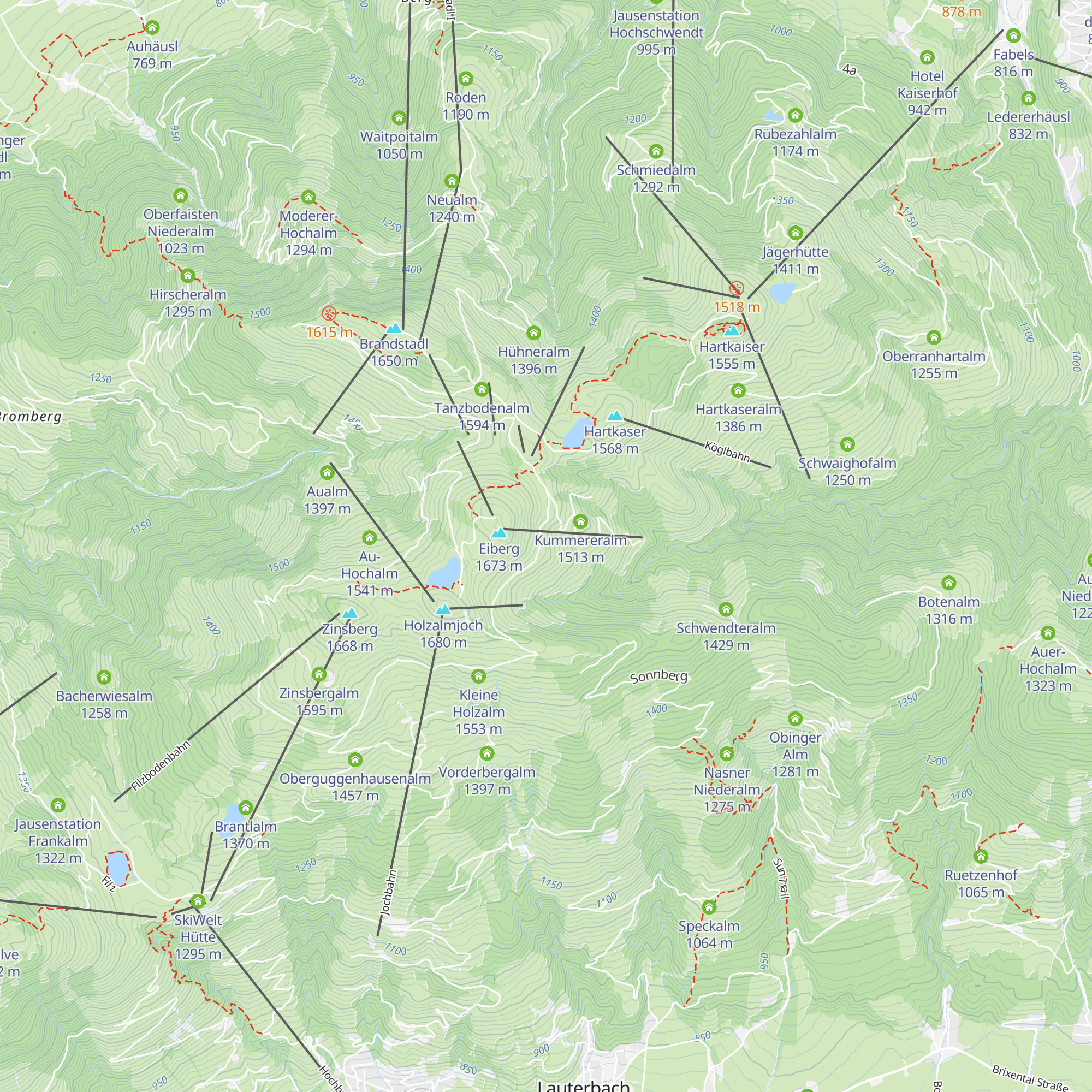 Eibergalm map