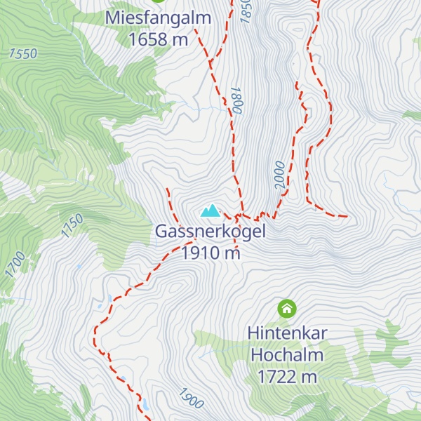 Map of Gassnerkogel