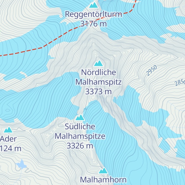 Map of Mittlere Malhamspitz