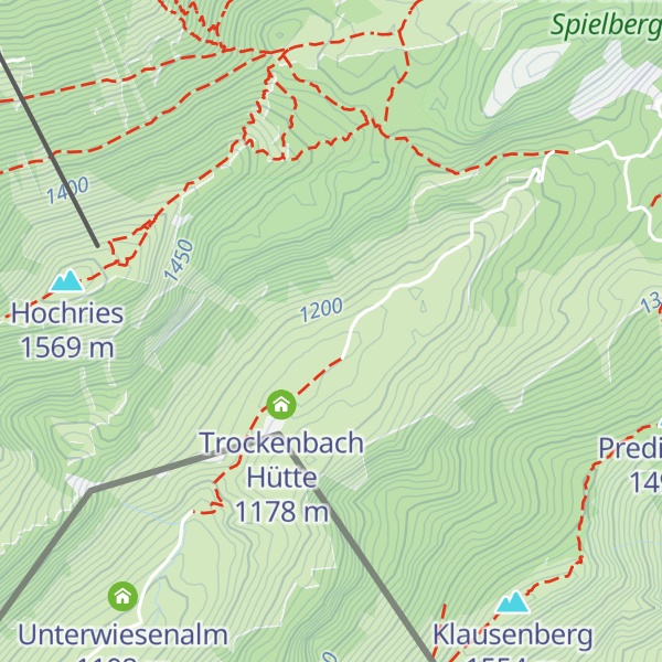 Map of Oberwiesenalm