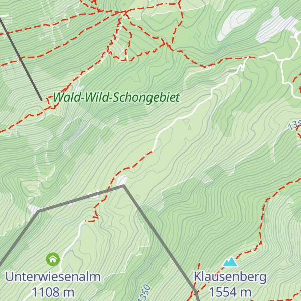 Map of Amoena Hütte