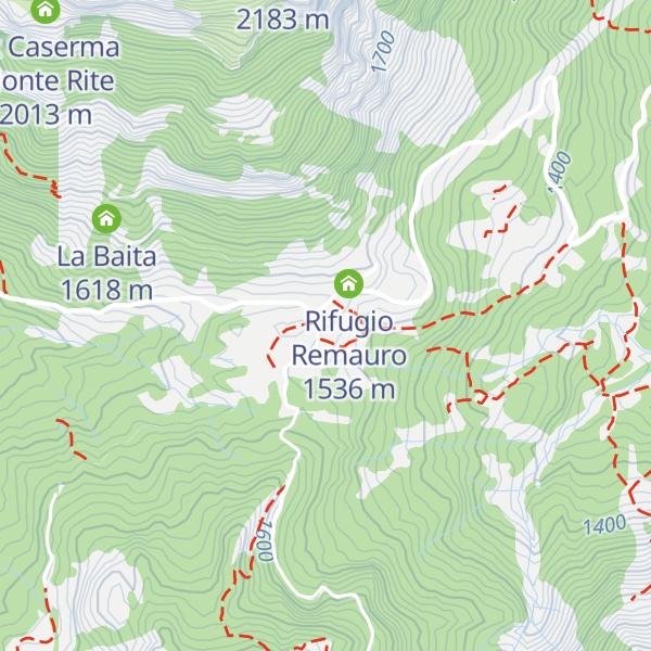 Map of Malga Dèona
