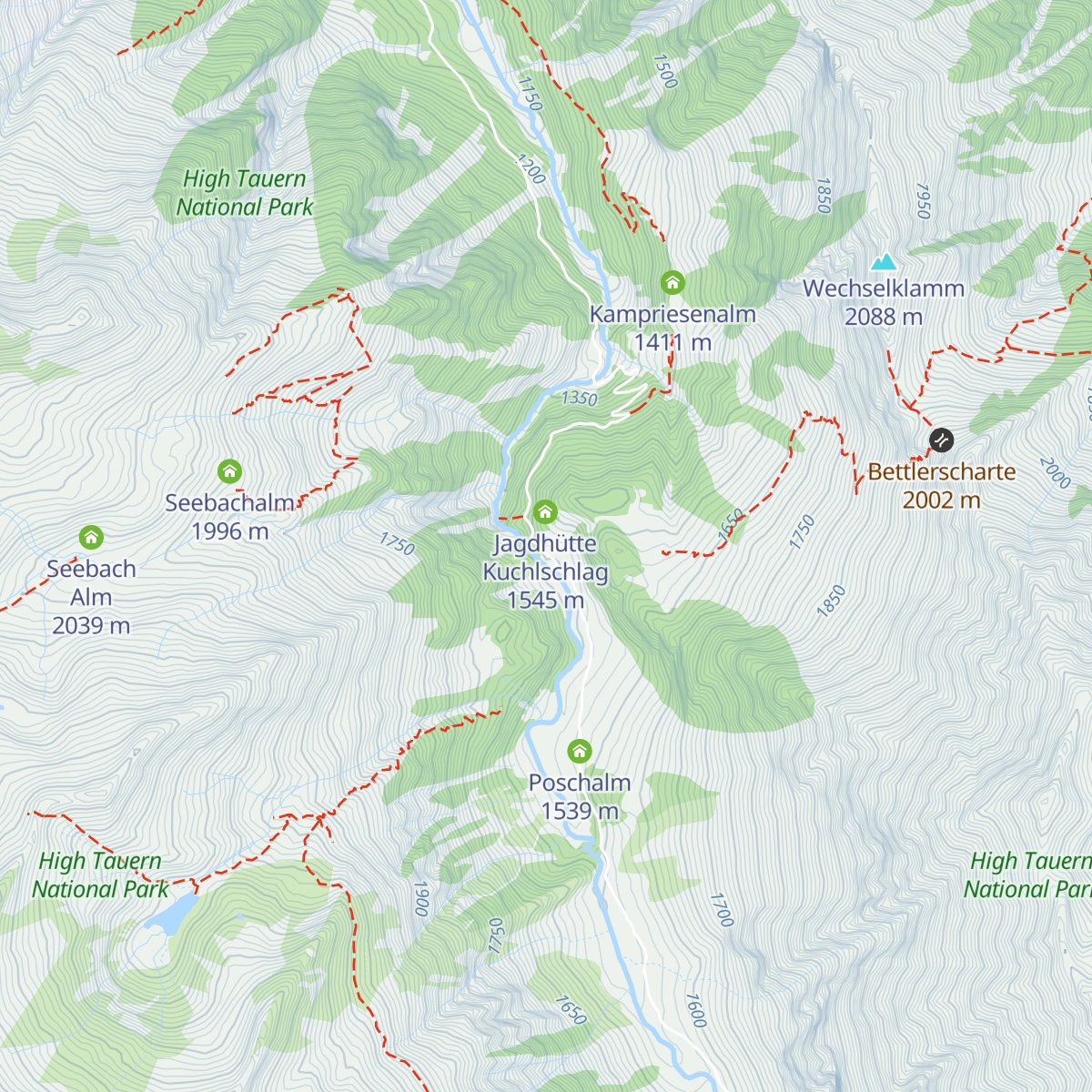 Berndlalm map