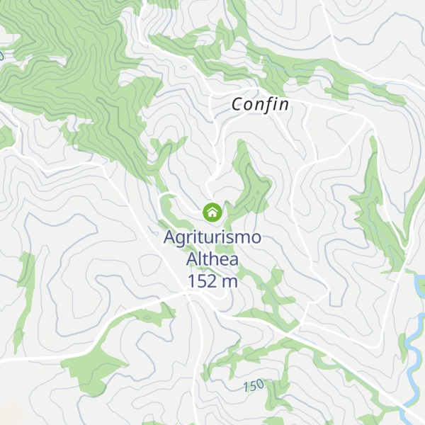 Map of Agriturismo Althea