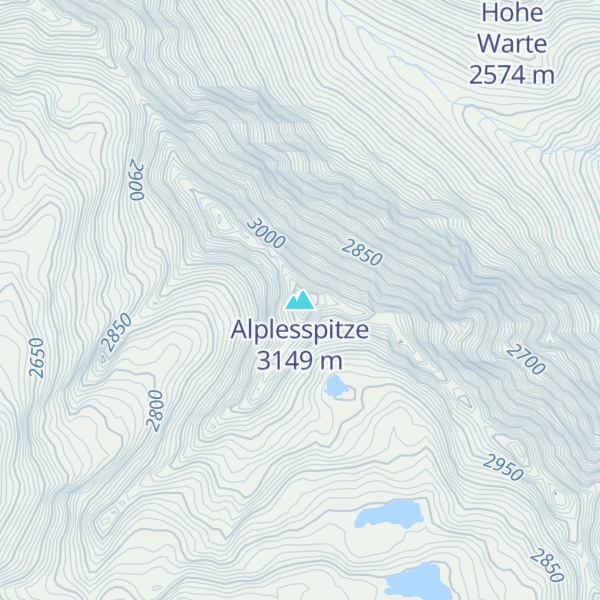 Map of Alplesspitze