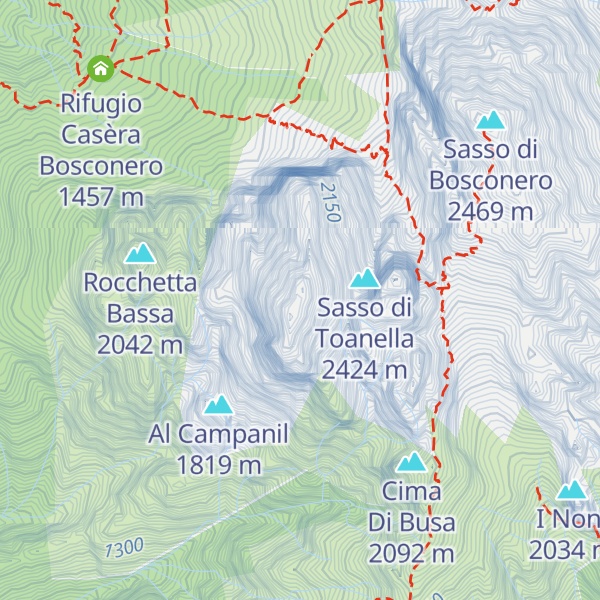 Map of Rocchetta Alta
