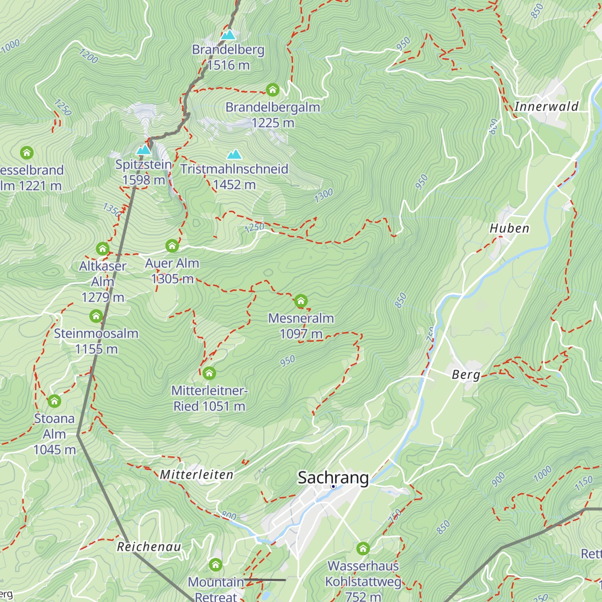 Mesneralm map
