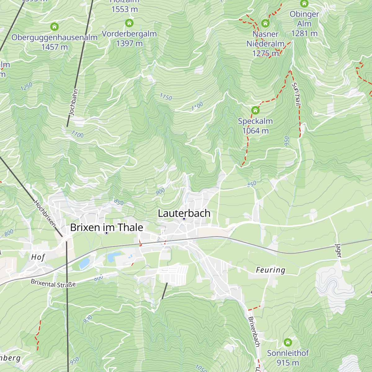 Berg- und Skiheim map